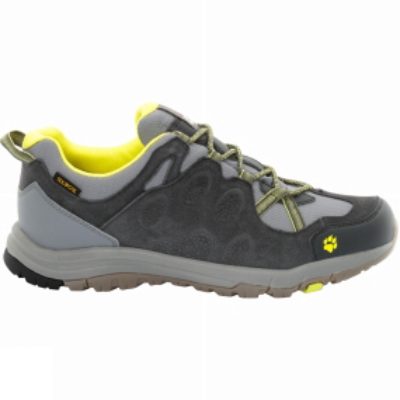Jack Wolfskin Mens Rocksand Texapore Low Shoe Flashing Green Jack Wolfskin Mens Rocksand Texapore Low Shoe Flashing Green